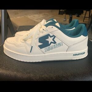 Mens STARTER LFS 1 Off White/Green  Size 9.5